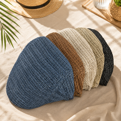 Classic Weave Flat Cap