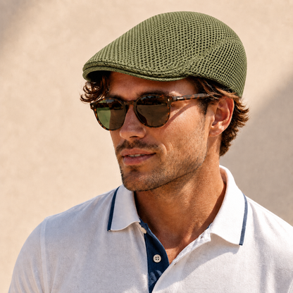 Mesh Flat Cap