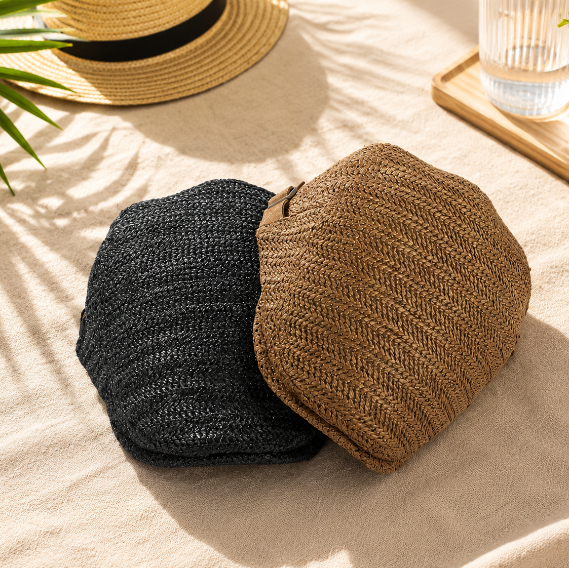 Classic Weave Flat Cap