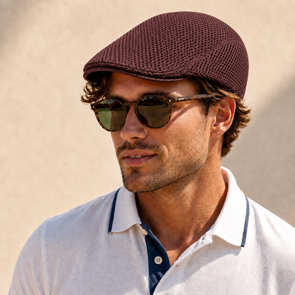Mesh Flat Cap