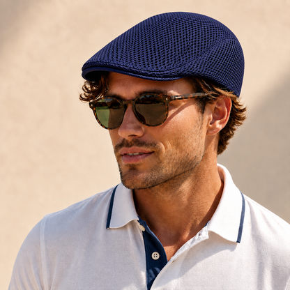 Mesh Flat Cap