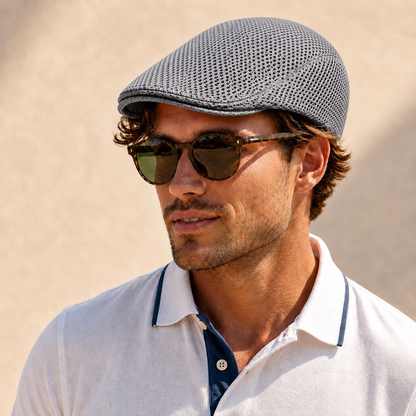 Mesh Flat Cap